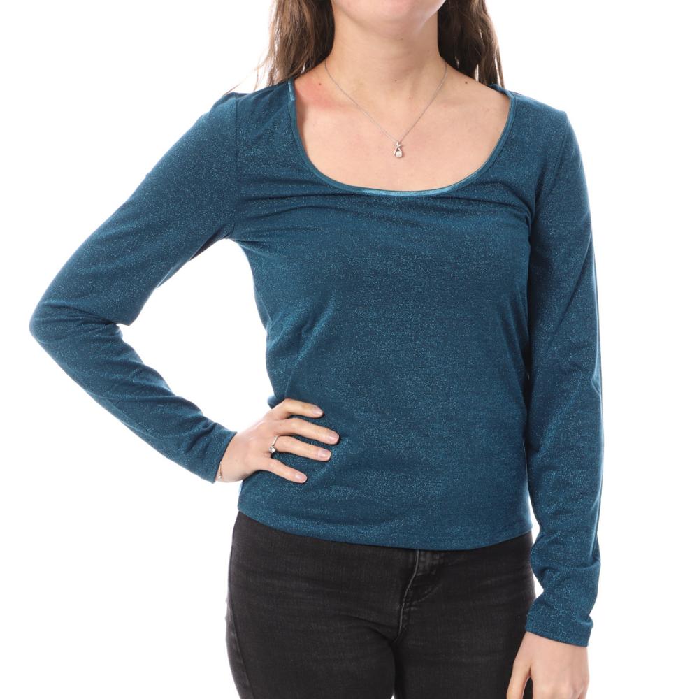 Vila Pull Bleu Femme Vila Viluxi