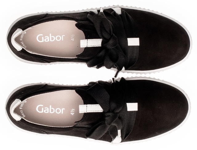 Gabor Plateausneaker  Slip-On Sneaker, Slipper, Schnürschuh mit aufgesetzter Zierschnürung