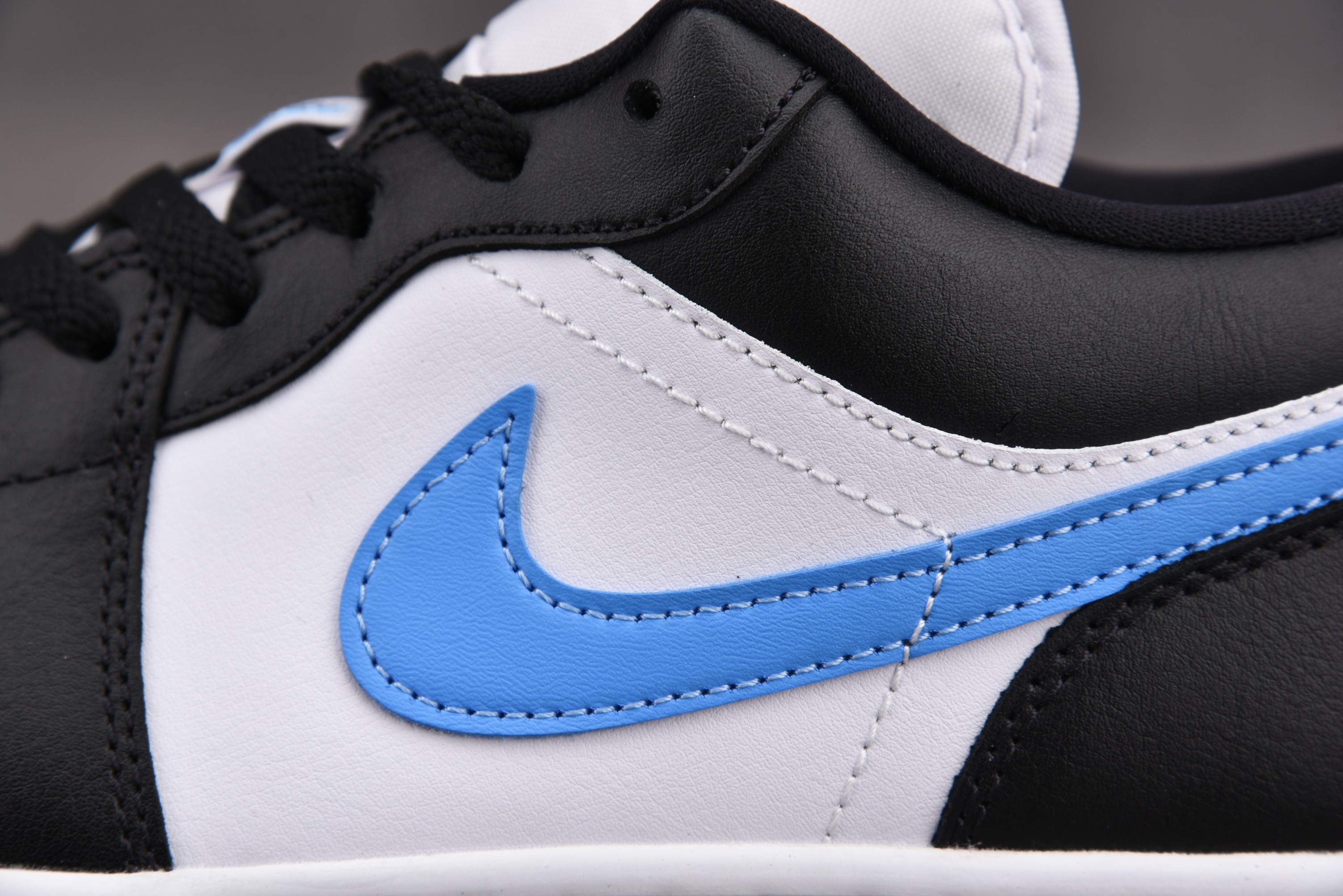 Jordan 1 Low Black University Blue White (Women Size!!)