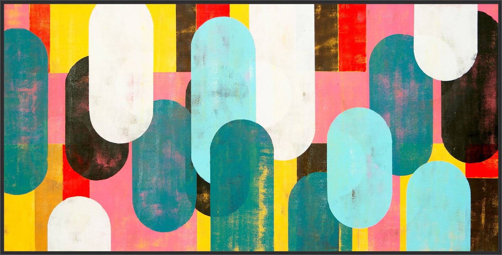 Traffic Pink Landscape by Ronald Hunter - Limited Edition. Edition of: 150. Signed.