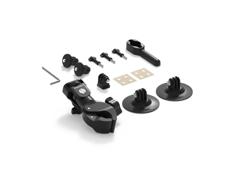 Insta360 X4 Motorcycle Bundle, 8K Ultra HD, CMOS, 72 MP, 120 fps, Wi-Fi, Bluetooth