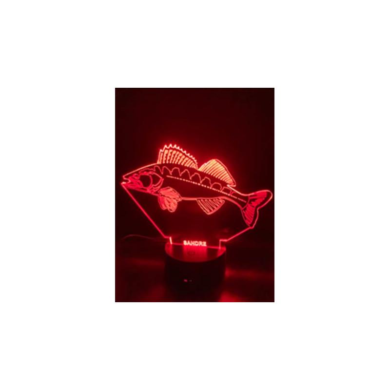 Lampe Kisskiss Metal 3D Led Illusion - Sandre