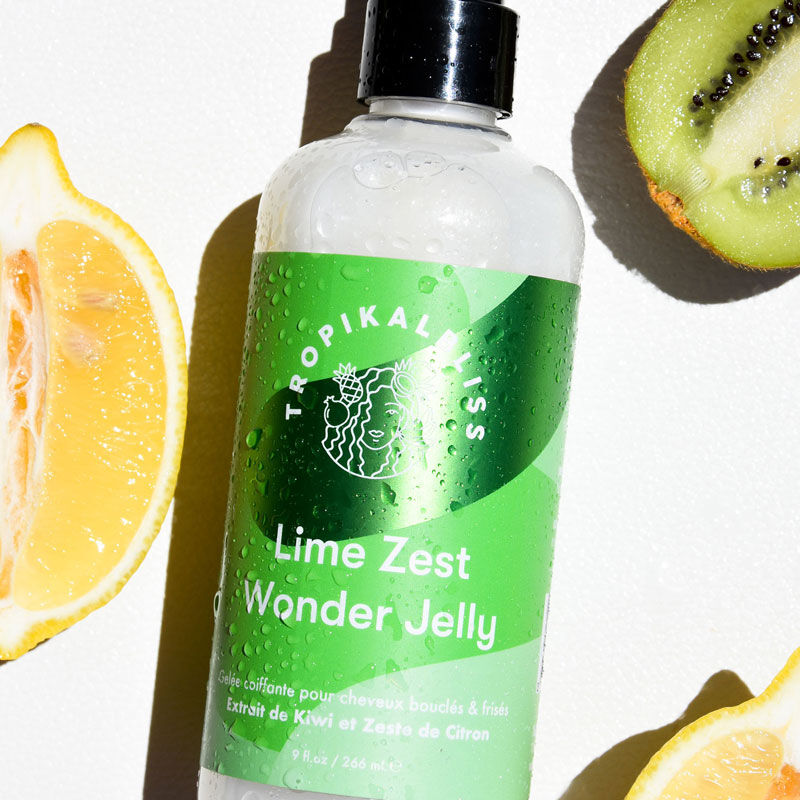 Gelée capillaire aux agrumes pour cheveux bouclés Lime Zest Wonder Jelly