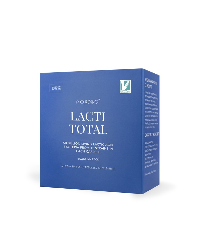 NORDBO - LactiTotal Vegansk 60 Kapsler
