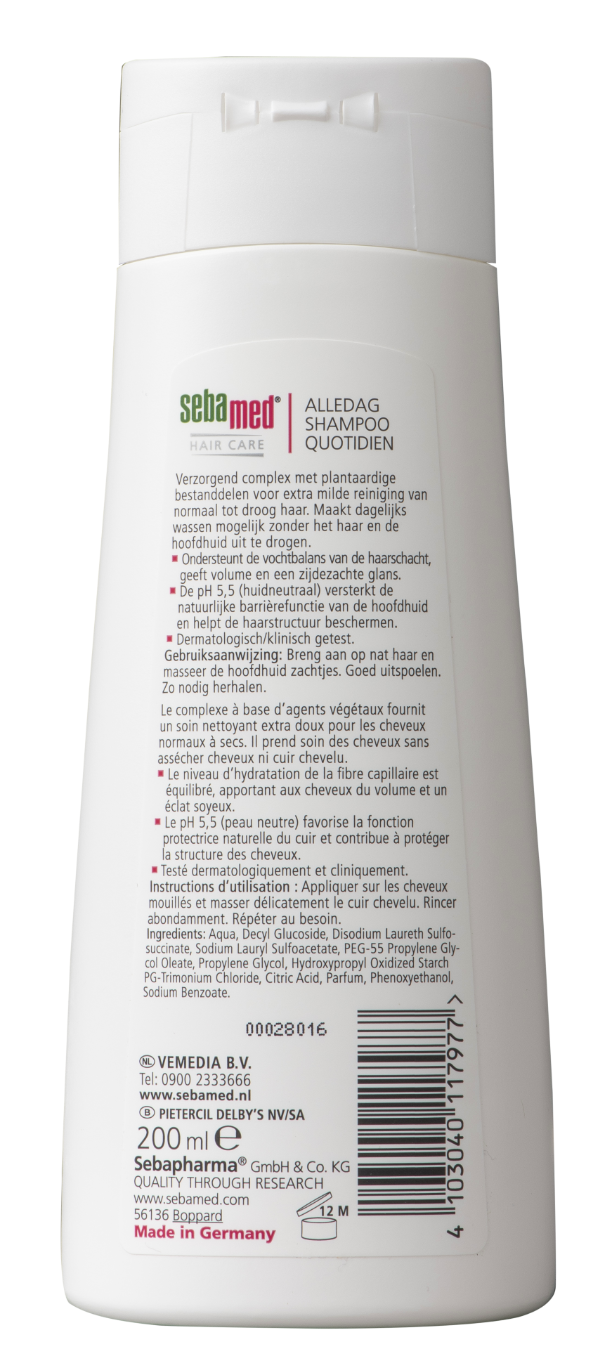 Sebamed Iedere dag shampoo (200 ml)