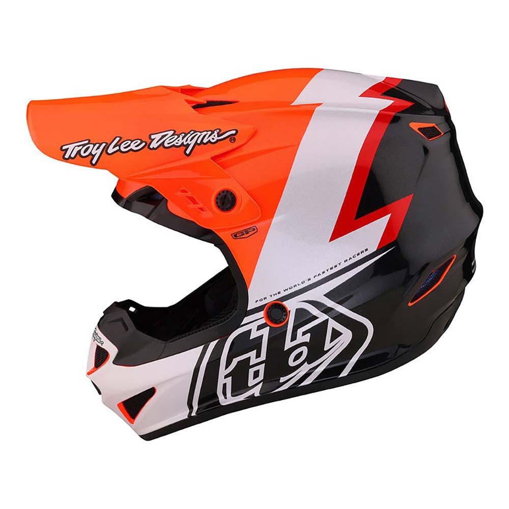Troy Lee Designs - Casque GP Volt Gris / Orange / Noir