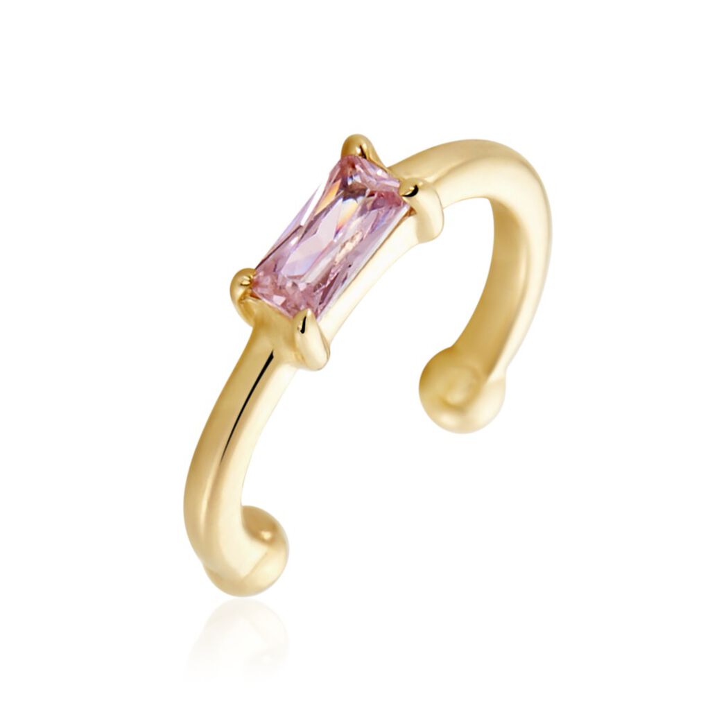 Bague D'oreille Unitaire Grishilde Plaqué Or Oxyde De Zirconium