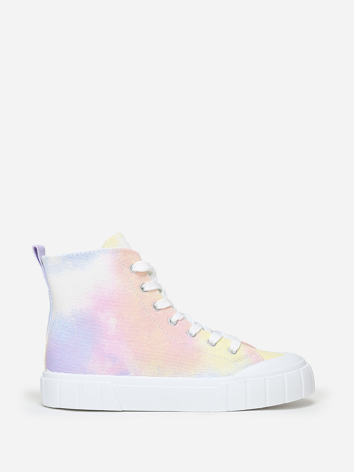 Tennis montantes tie & dye à plateforme- Multicolore