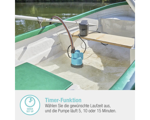 GARDENA P4A 2000/2 18V accu-aangedreven dompelpompen voor schoon water zonder accu en lader