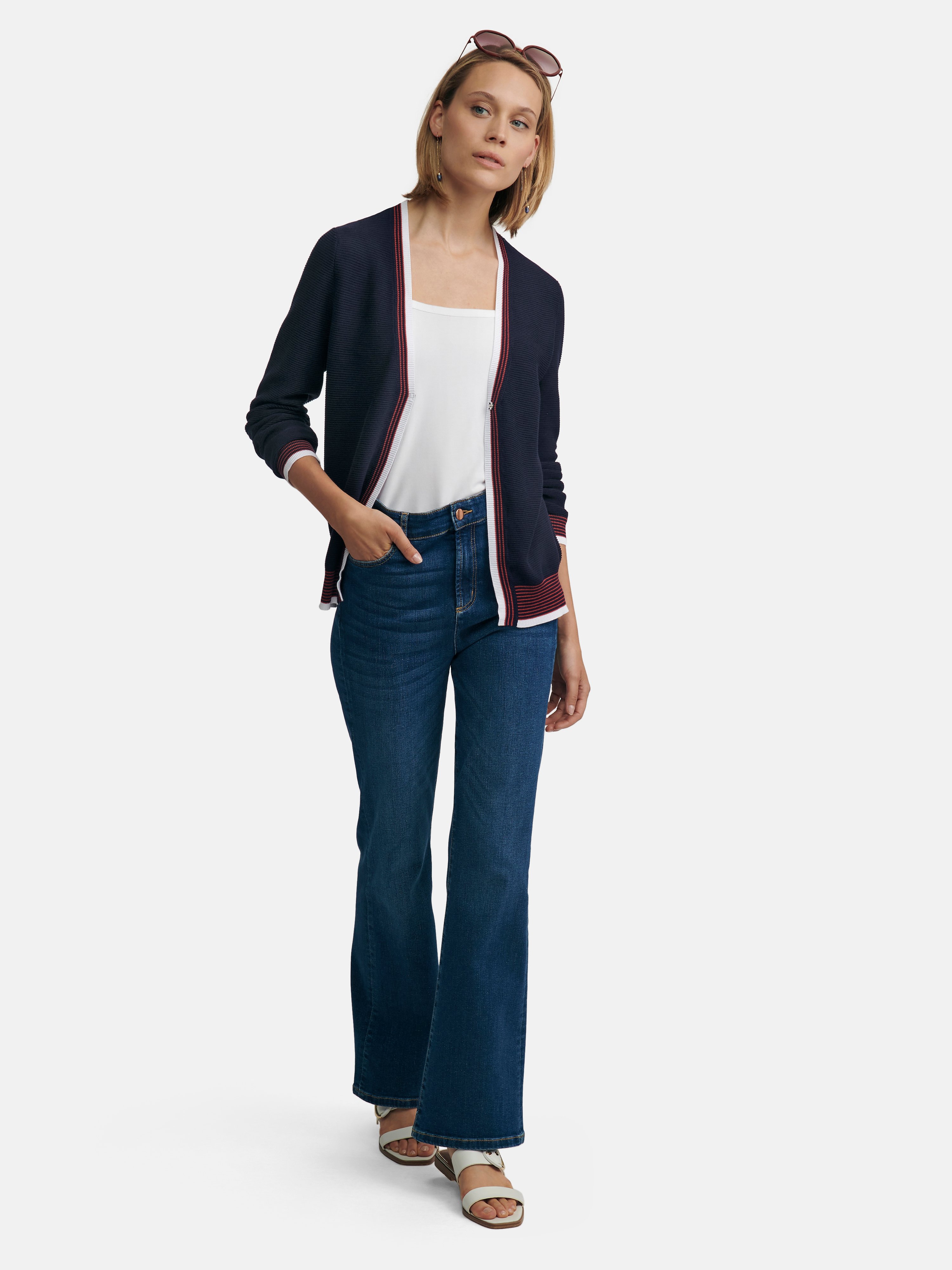 Strickjacke aus 100% SUPIMA®-Baumwolle