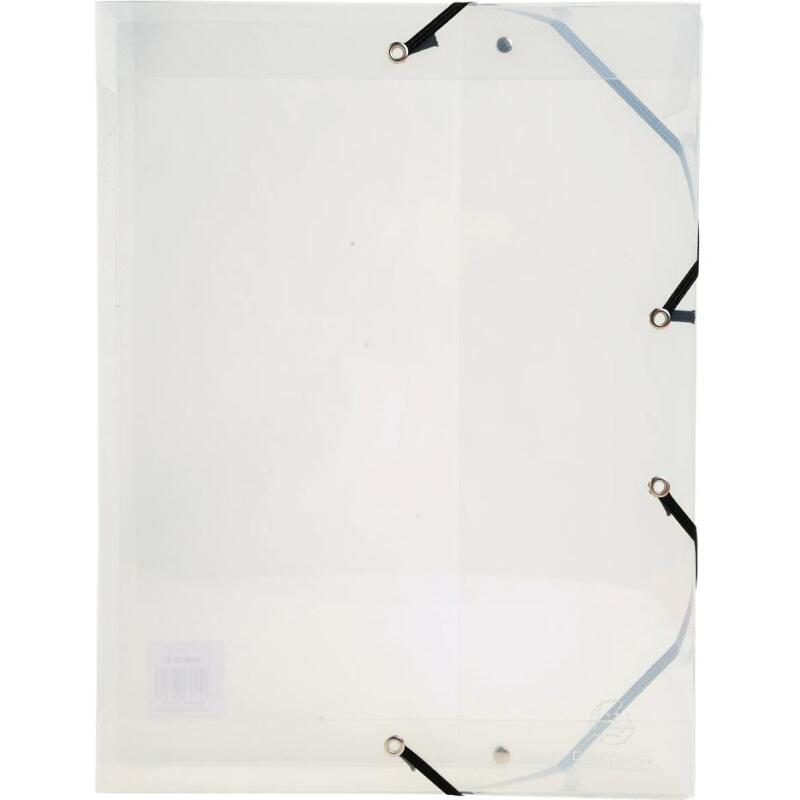Boite de classement Exabox Dos 60mm Polypropylène Crystal - A4 - Cristal