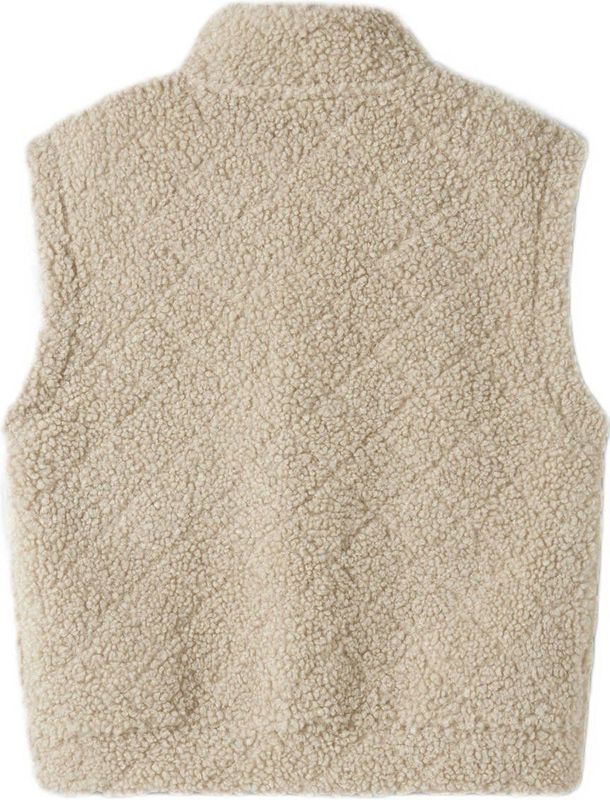 NAME IT - NKFNILA TEDDY - Vest - Meisjes - Lichtgewicht - O-hals - Lange Mouwen - Ritssluiting
