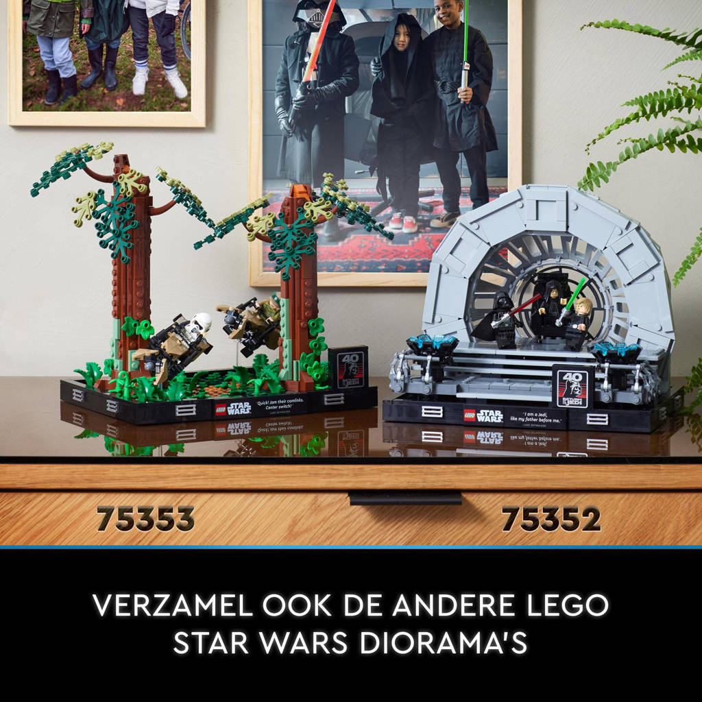 Mooie doos lego!Endor™ speederachtervolging diorama 75353