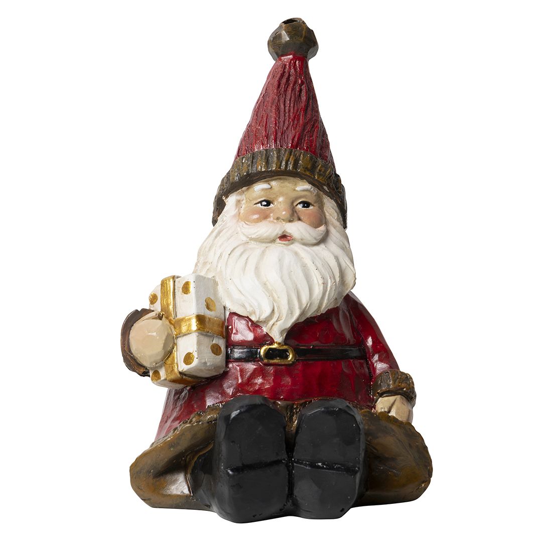 Nisse med tre polyresin Santin 14,5