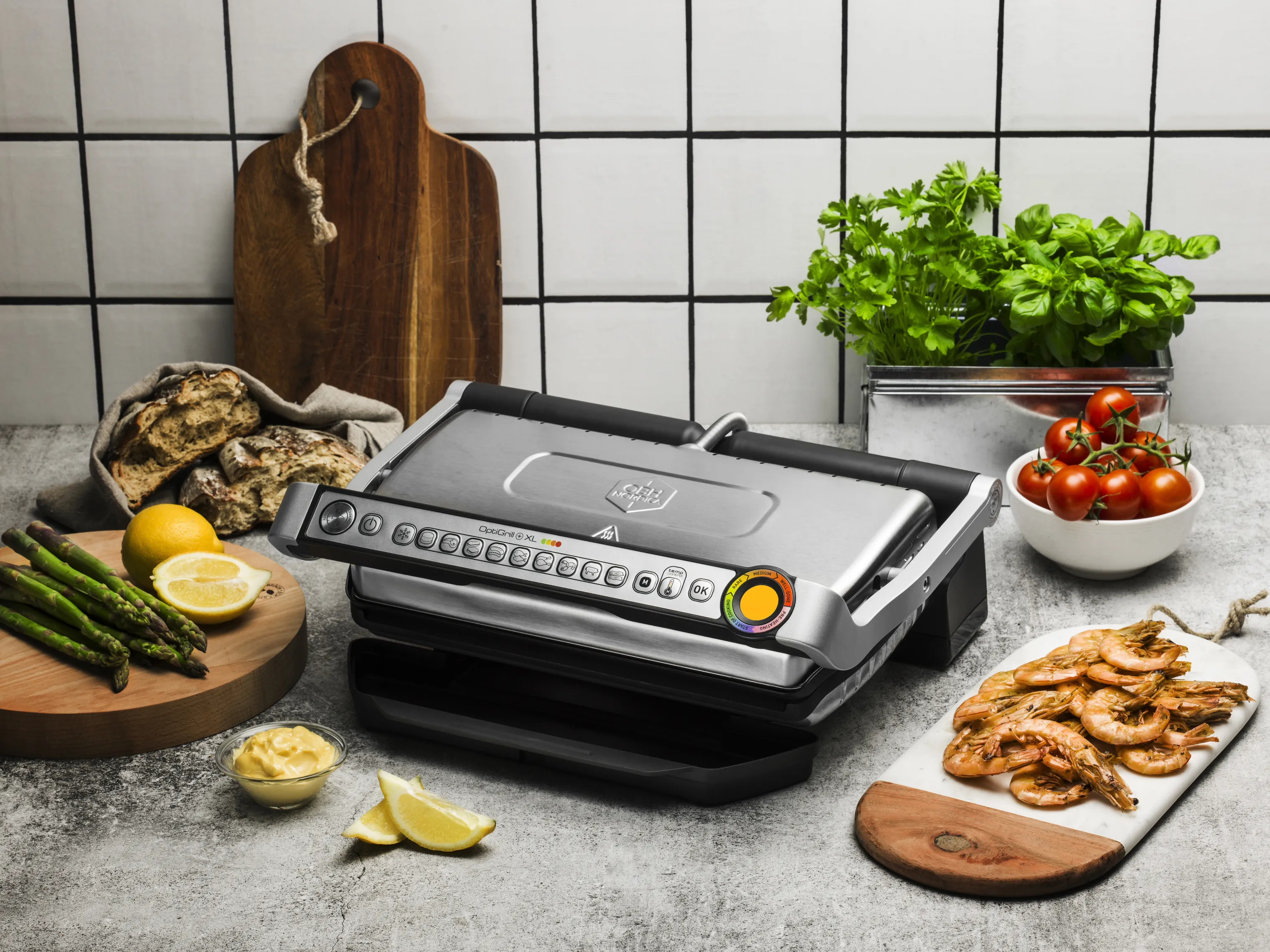 OBH Nordica OptiGrill+ XL Bordgrill