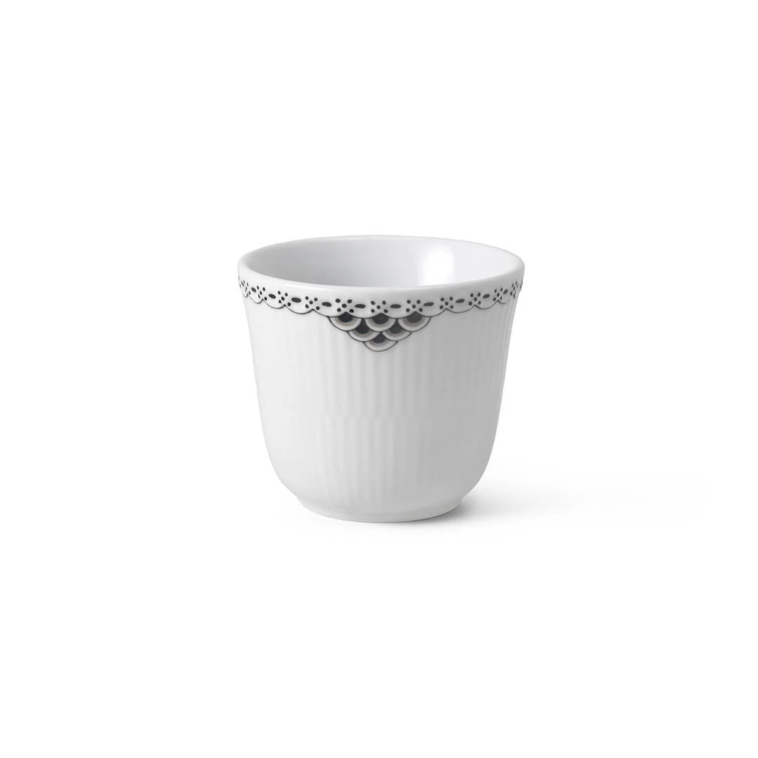 Royal Copenhagen  Sort Riflet Blonde termokop - 26 cl.