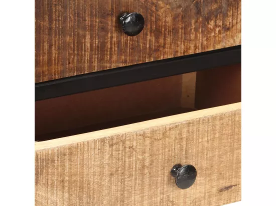 Buffet 85x30x80 cm Bois de manguier brut