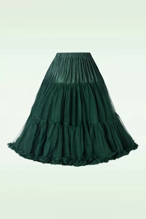 Banned Retro Lola Lifeforms Petticoat in flessengroen