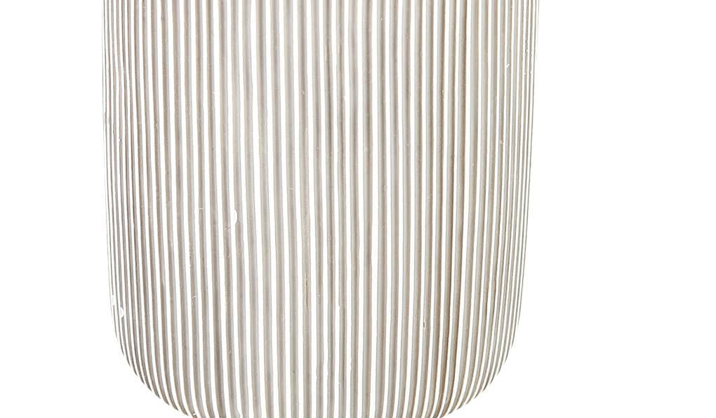 Zahnputzbecher Montreux 8,2x12,3 cm Hellgrau/Stein-Optik Polyresin