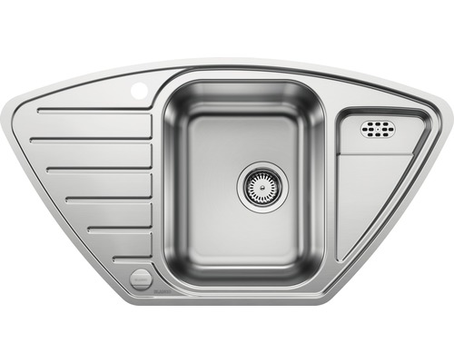 Blanco LANTOS 9E-IF spoelbak, 930 x 510 mm, roestvrij staal, geborstelde afwerking, 516277