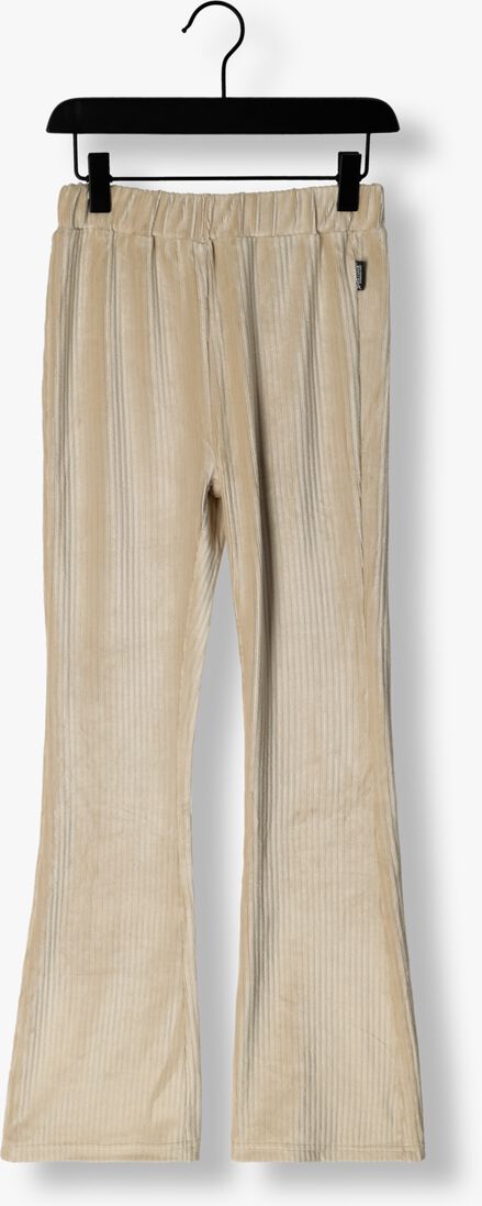 RETOUR beige retour flared broek stacy