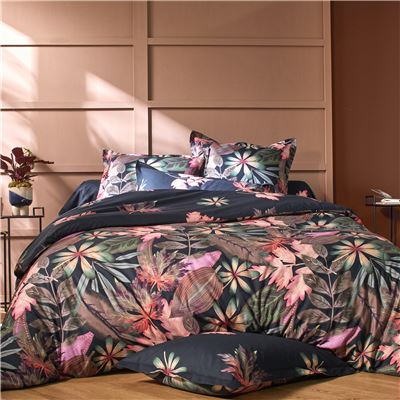 Linge de lit à grandes fleurs - BECQUET CRÉATION
