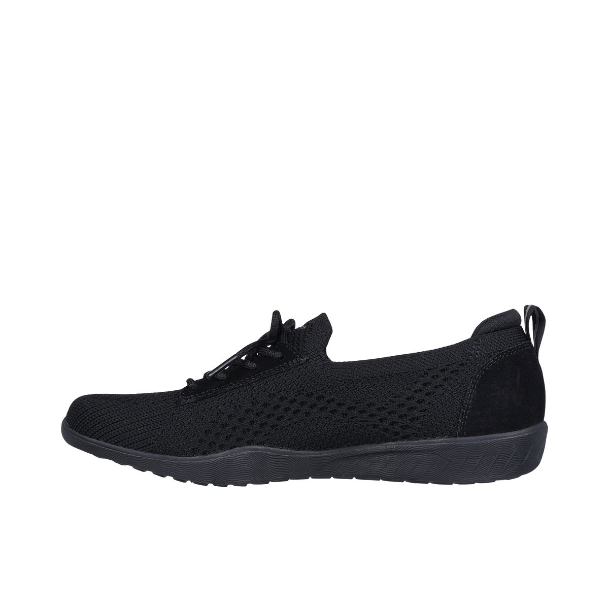 2X les points-Newbery_st_c-Espadrilles - Talon plat - Noir/Noir