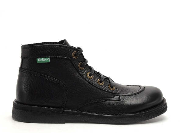 Kickers boots bottine plates femme legendiknew noir