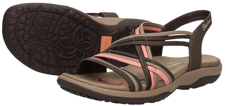 Skechers Reggae Slim - Simply Stretch donkerbruin