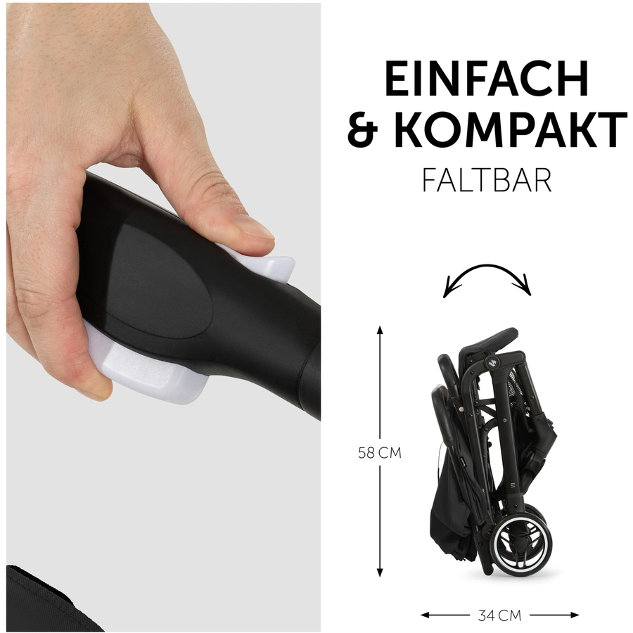 hauck Buggy Travel N Care Black
