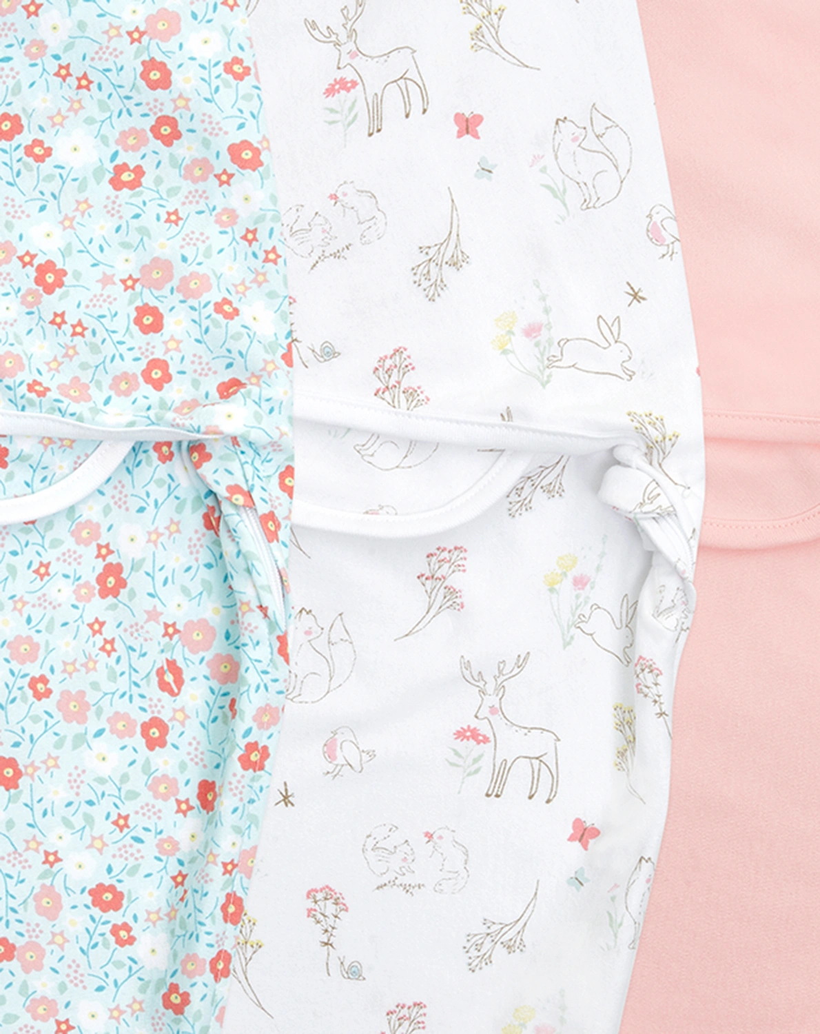 Pucksack FAIRY TALE FLOWERS 3er Pack