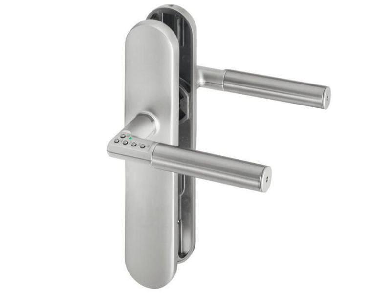 ASSA ABLOY Code Handle 492L08 Langschild, ohne Lochung, Aus Türschlossalternative mit dreifarbiger LED