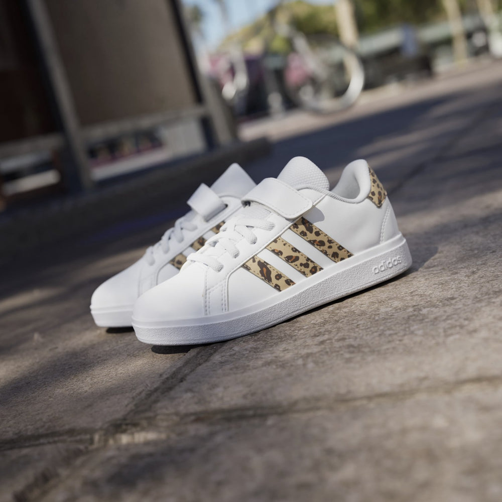 Køb adidas Originals Ftwr White/Magic Beige/Matte Gold Grand Court 2.0 El C Sneakers