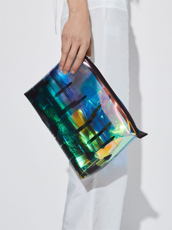 Bolsa Tote Holográfica - Multicor