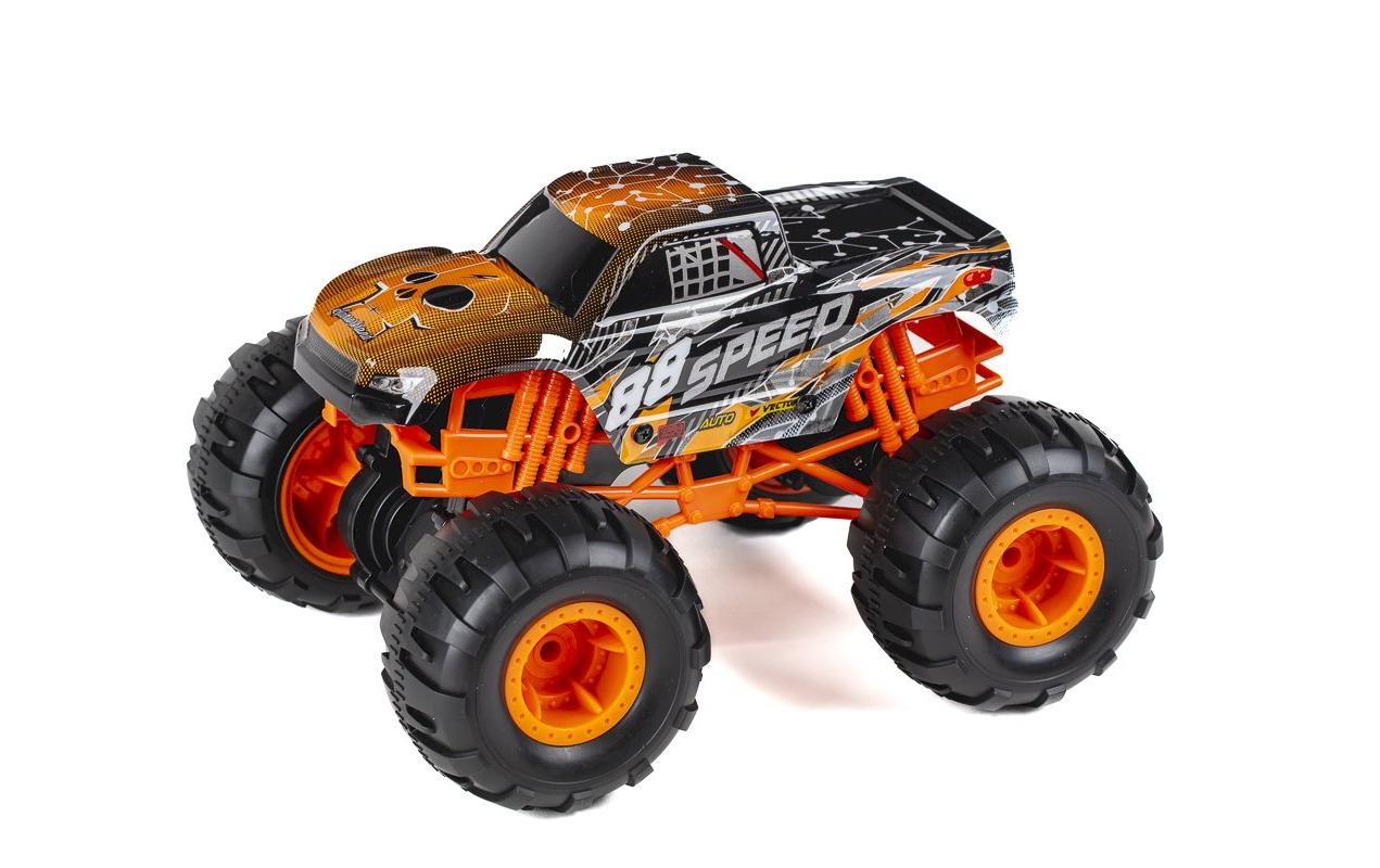 Monster Truck Speed Monster Gyro & Sound, Orange, 1:124WD RC Monstertruck für Kinder ab 8 Jahren