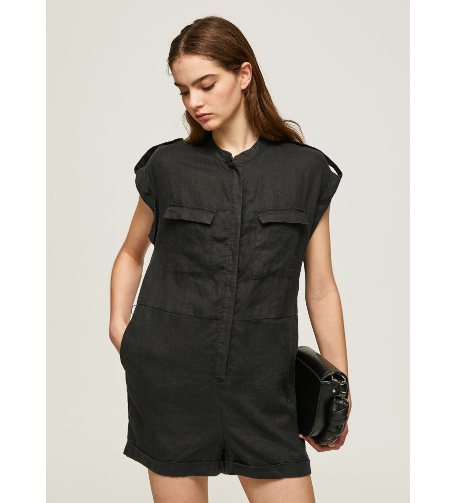 Macacão preto Alina da Pepe Jeans