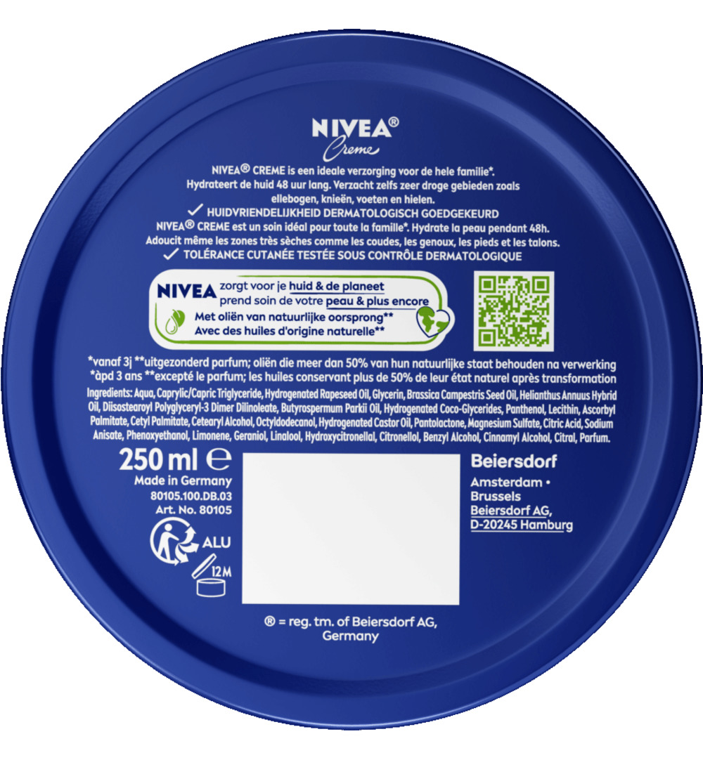 Nivea Creme (250 ml)