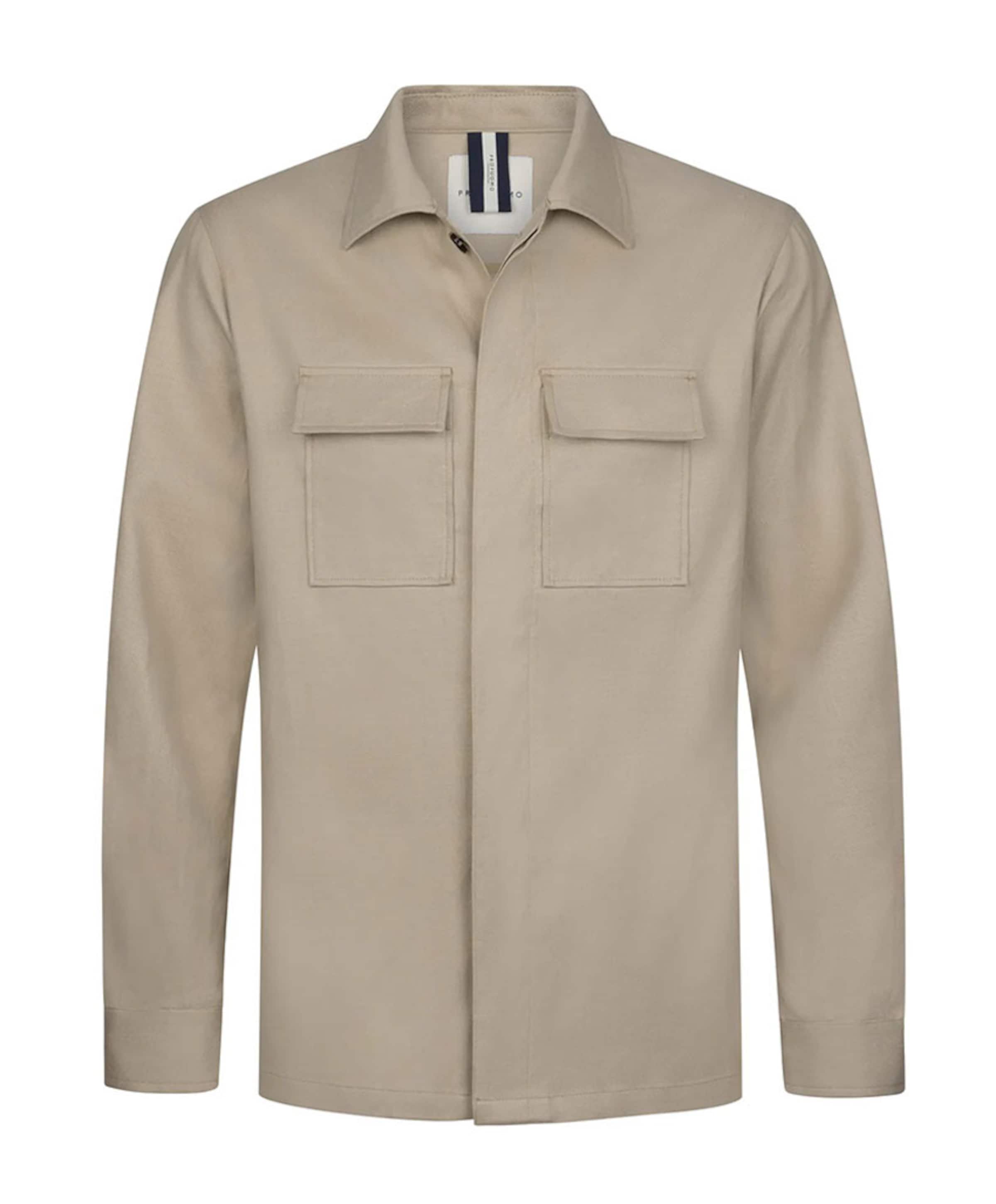 Profuomo Heren overshirt beige