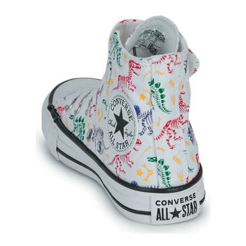 Converse - CHUCK TAYLOR ALL STAR EASY-ON DINOS - Blanc / Multicolore