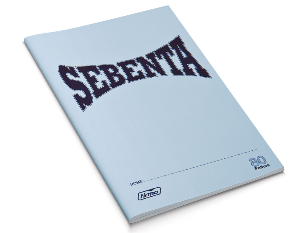CADERNO AGRAFADO A5 SEBENTA LISO FIRMO 80 FOLHAS