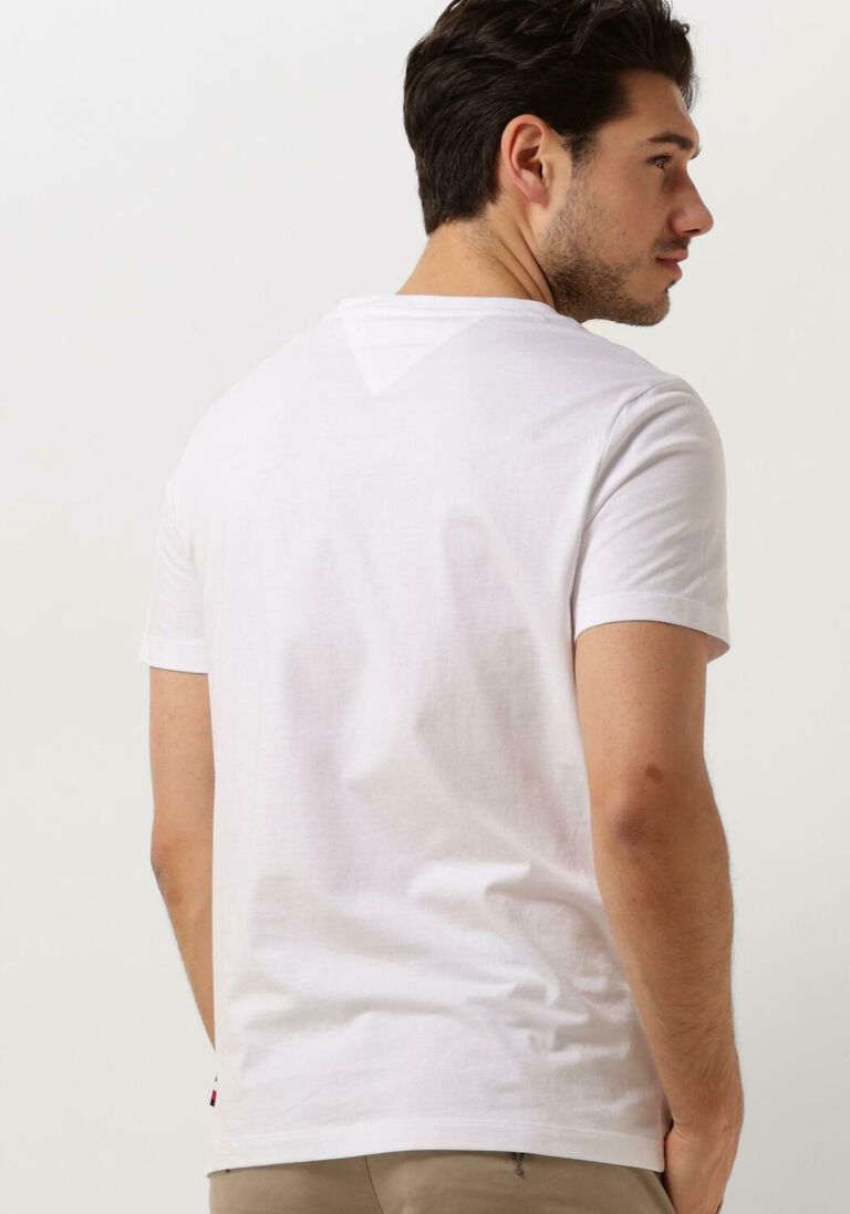TOMMY HILFIGER witte tommy hilfiger t-shirt small hilfiger tee