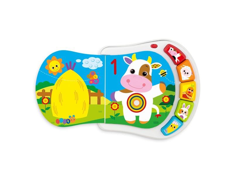 Chicco Beschäftigungsspielzeug Zahlen Farmbuch Batteriebetriebenes, elektronisches Buch