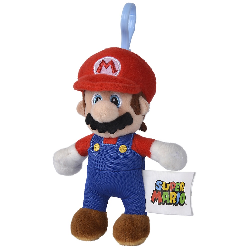 Super Mario 12,5 cm Plüsch-Schlüsselanhänger
