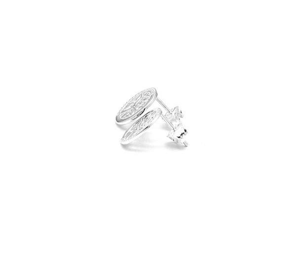 Unique And Co Ladies Unique And Co Sterling Stud Earrings with CZ