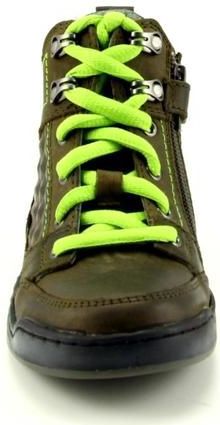Trackstyle - Veterboot - Zwart - Leer