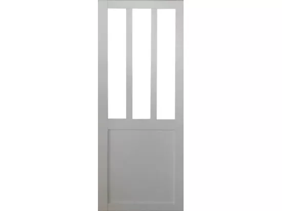 Porte Coulissante Atelier Blanc H204 X L83 Gd Menuiseries