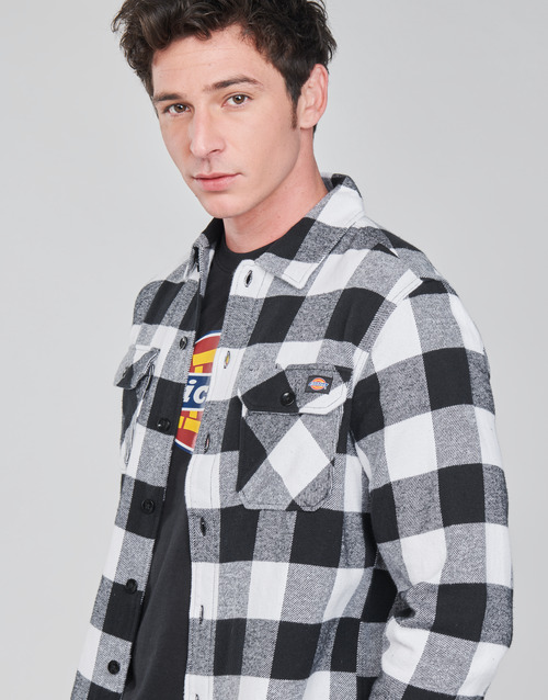 Dickies - NEW SACRAMENTO SHIRT BLACK - Noir / Blanc