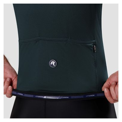 Maillot Manches Courtes Vélo Rogelli Essential II Bleu Homme