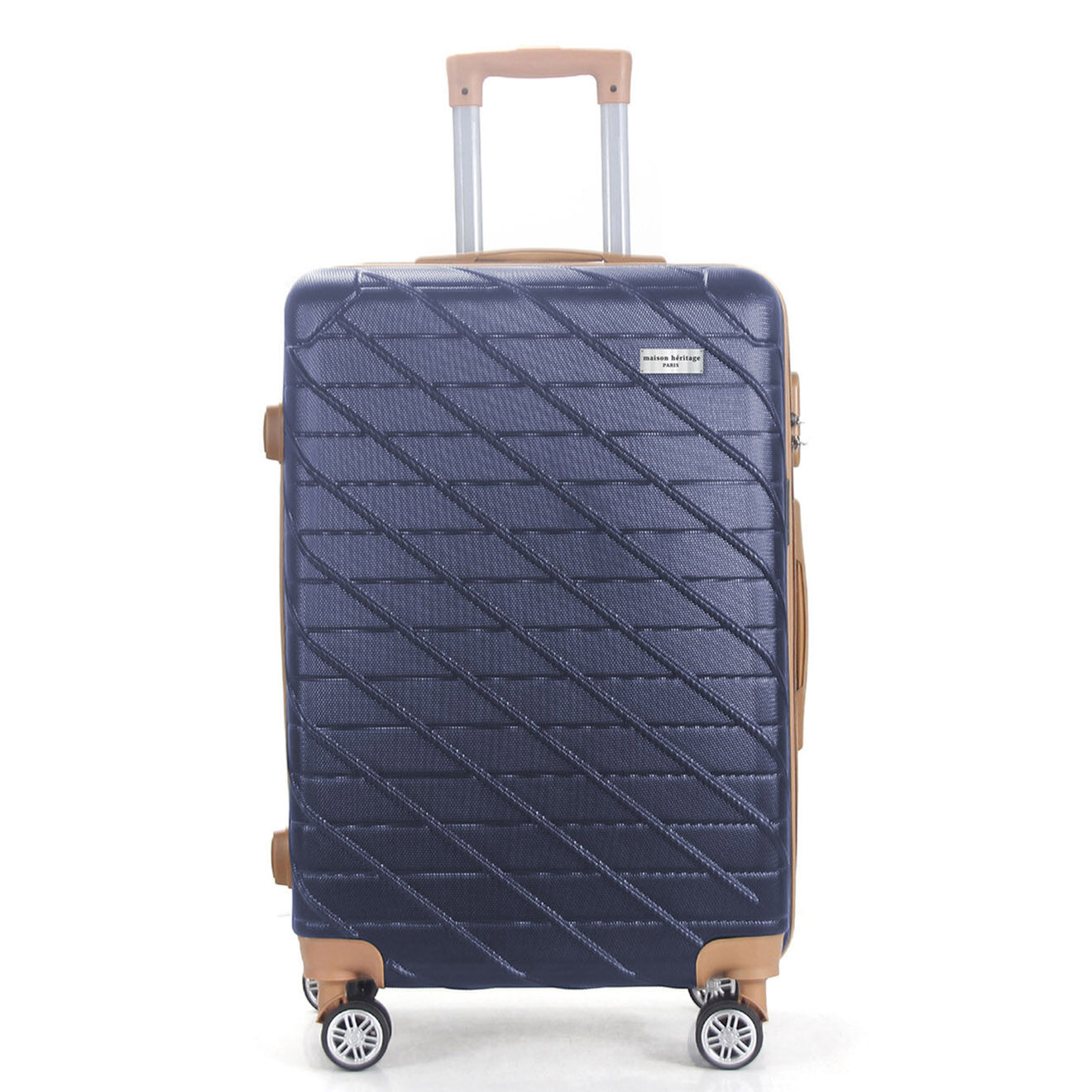 Maison Héritage 2 Valises 4 roues doubles Saint-Germain 65/75 cm bleu marine