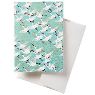 Flying Cranes Blue Es031